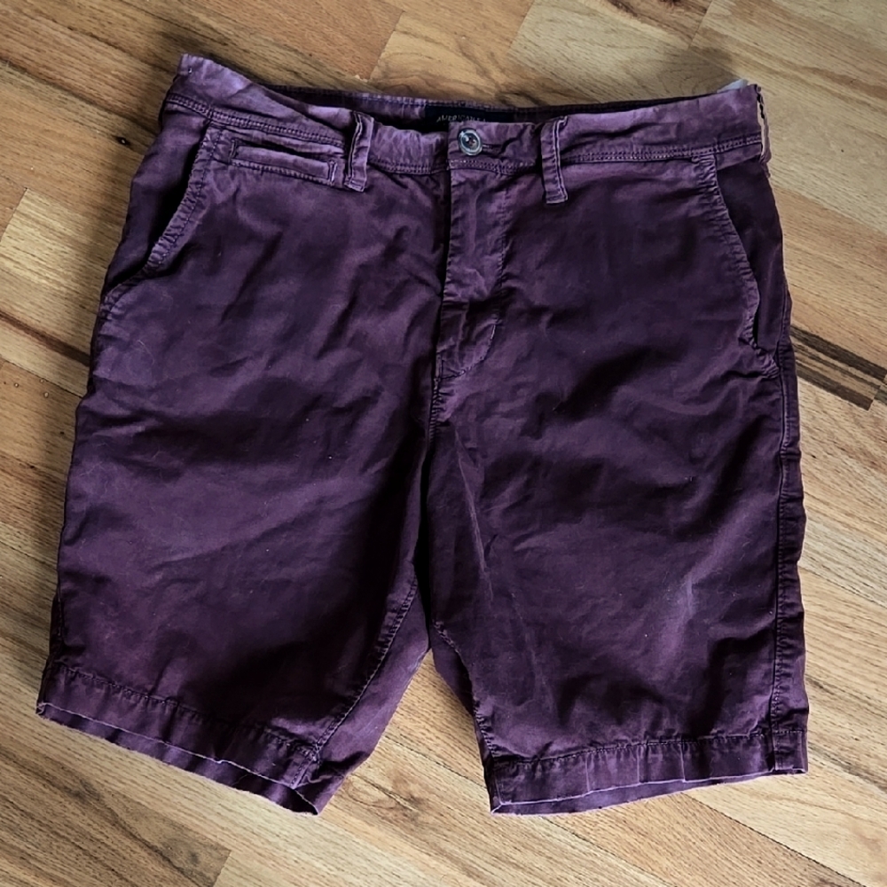 Men's Burgandy Shorts